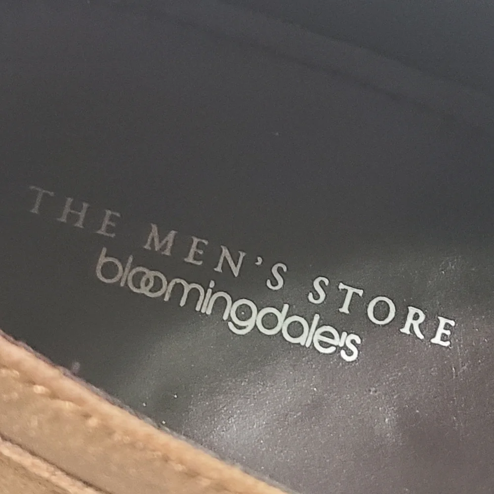 Bloomingdale's The Men's Store Lace Up Cap‎ Toe Dress Shoe 100% Exclusive Size 8